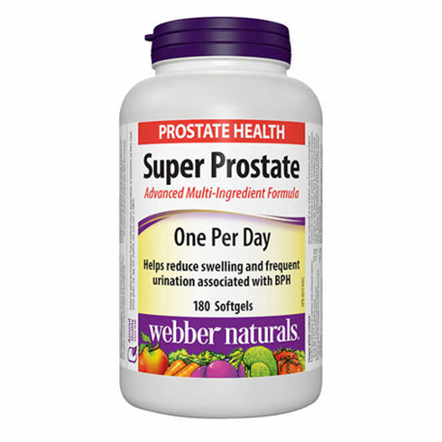 Webber Naturals Super Prostate Advanced Multi-Ingredient Formula 180 softgels