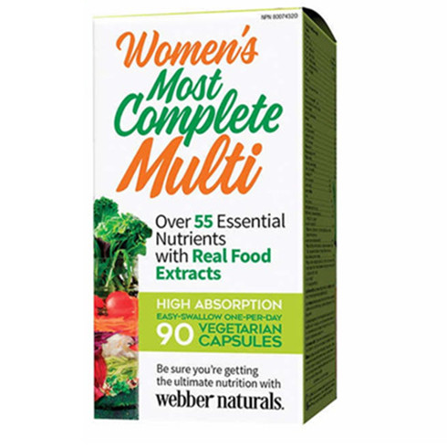Webber Naturals Women’s Most Complete Multi 90 vegetarian caps