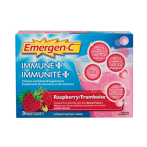 Emergen-C Immune Plus Raspberry 24 Singles/box
