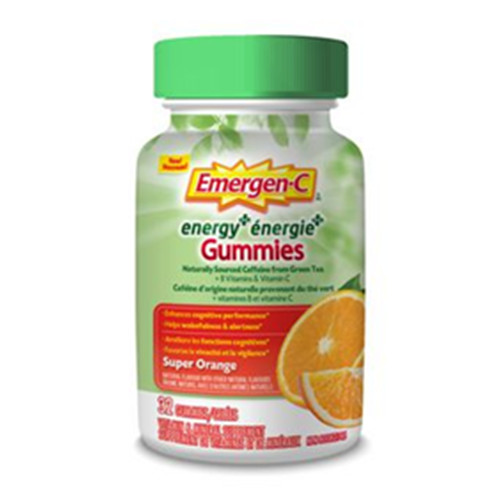 Emergen-C Energy+ Gummies Super Orange 32 ct