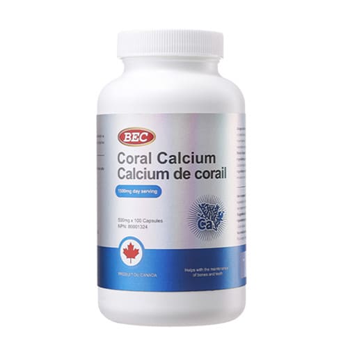BEC Coral Calcium 100 capsules