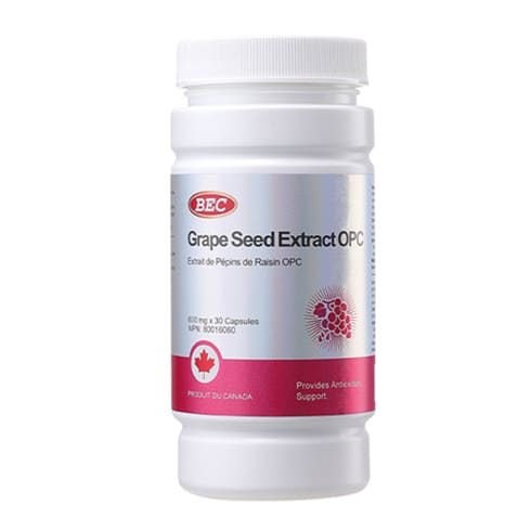 BEC Grape Seed Extract OPC 30 capsules