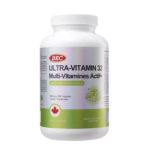 BEC ULTRA-VITAMIN 32 Multi-Vitamines Actif 300 tablets