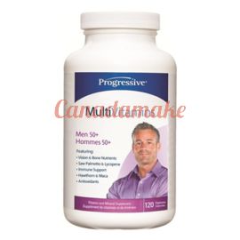 Progressive MultiVitamins For Men 50+ 120 Vegetarian Capsules