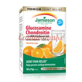 Jamieson Glucosamine Chondroitin Effer cryst 10 x 21g pouche