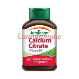 Jamieson Calcium Citrate + Vitamin D 120caplets