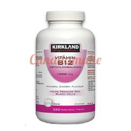 Kirkland Signature Vitamin B12 Methylcobalamin 1000mcg 360tablets