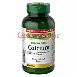 Nature’s Bounty  Absorbable Calcium 1200mg  200 softgels