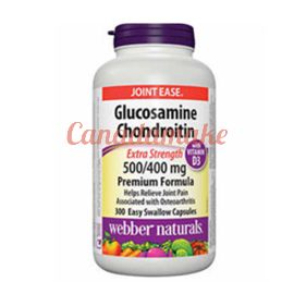 Webber Naturals Glucosamine Chondroitin 500 mg/400 mg with Vitamin D3 300 capsules