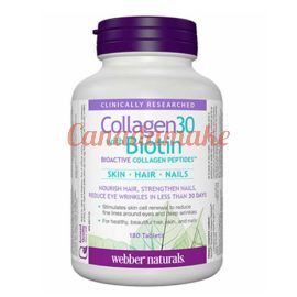 Webber Naturals Collagen 30 with Biotin 180 tablets