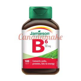 Jamieson Vitamin B6 (Pyridoxine) 50mg 100tablets