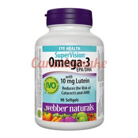 Webber Naturals SuperVision Omega-3 with 10 mg Lutein 90 softgels