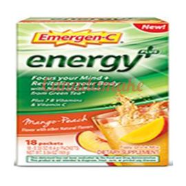 Emergen-C Energy+ Mango-Peach 18 singles/box