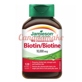 Jamieson Biotin 10,000MCG 120 Softgels