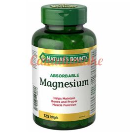 Nature's Bounty Magnesium 400mg 125 Softgels