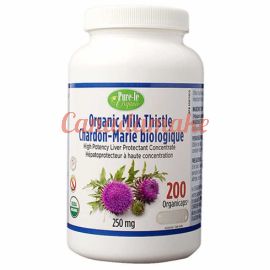 Pure-lé Organic Milk Thistle 250 mg 200 organicaps