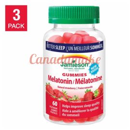 Jamieson Melatonin Gummies  3 x 60 Gummies