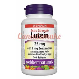 webber naturals Lutein 25 mg with Zeaxanthin 5 mg Softgels 140 count