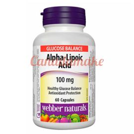 webber naturals Alpha Lipoic Acid  60 Capsules