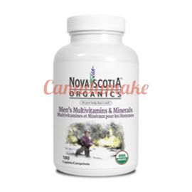 Nova Scotia Organics Men's Multivitamins & Minerals 180 Caplets