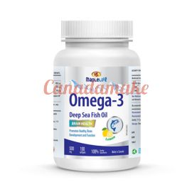 Maplelife Deep Sea Fish Oil Omega-3 Lemon 500mg 100 Softgels