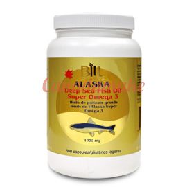 Bill Alaska Deep Sea Fish Oil Super Omega-3 1000mg 500capsules