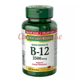 Nature’s Bounty Vitamin B12 2500mcg 120 microtablets