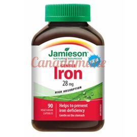 Jamieson Gentle Iron 28 mg 90 vegetarian capsules