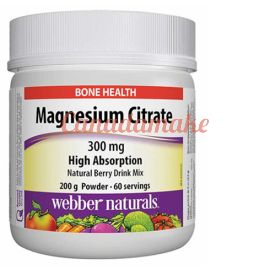 webber naturals Magnesium Citrate 300 mg Powder 200 g