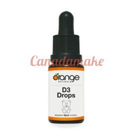 Orange Vitamin D Drops 400 IU for Kids 15 ml