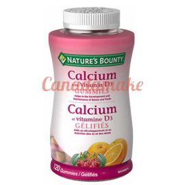 Nature’s Bounty Calcium with Vitamin D3 Adult Gummies 120 Gummies