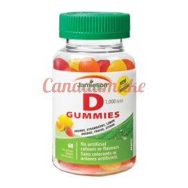 Jamieson Vitamin D Gummies 1000 IU 60 gummies