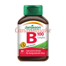 Jamieson B Complex 100 mg Timed Release 60 caplets