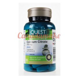 Quest for Health - Canadian Calcium Citrate 300 mg+Mag & Vit D 90 tabs