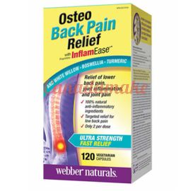 webber naturals Osteo Back Pain Relief with InflamEase Capsules 120count