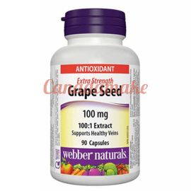 webber naturals Extra Strength Grape Seed 100:1 Extract 100 mg Capsules 90 count