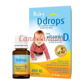 Ddrops Baby 400IU Liquid Vitamin D3 90drops