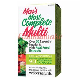 webber naturals Men’s Most Complete Multi  90 vegetarian caps