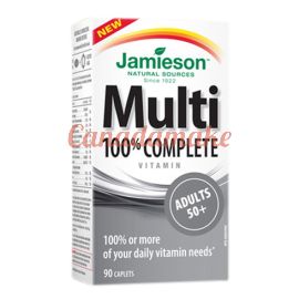 Jamieson Multivitamin 100% Complete for Adults 50+ 90 caps