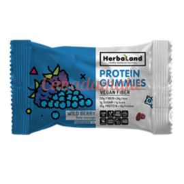 Herbaland Protein Gummies - Wild Berry 12 x 50g   