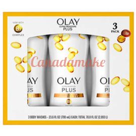 Olay Ultra Moisture Plus Body Wash 23.6 oz 3 pack