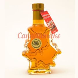 Turkey Hill Glass souvenir bottle Maple Overlay 250ml