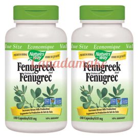 Nature’s Way Fenugreek Seed 610mg  2 x 180 capsules