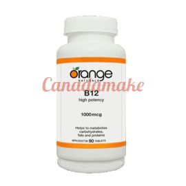 Orange Vitamin B12 High Potency 1000 mcg 90 tablets