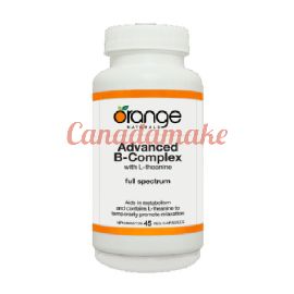 Orange Advanced B-Complex With L-Theanine 45 vegetable capsules