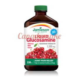 Jamieson Liquid Glucosamine Wild Cherry 1500mg 350ml