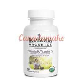 Nova Scotia Organics Vitamin D3 120 tablets