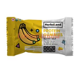 Herbaland Protein Gummies - Organic Banana  12 x 50g  