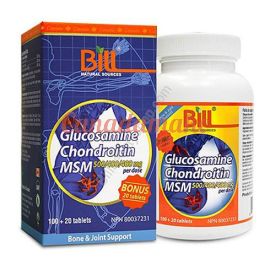 Bill Glucosamine Chondroitin MSM 120capsules