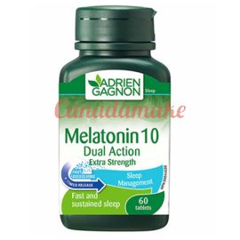 Adrien Gagnon Melatonin 10mg Dual Action Extra-Strength  60 tabs